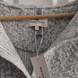 Cozy Gray Hooded Coat